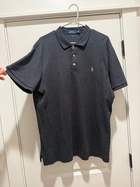 Polo by Ralph Lauren Men's Dark Navy Polo with Embroidered Pony